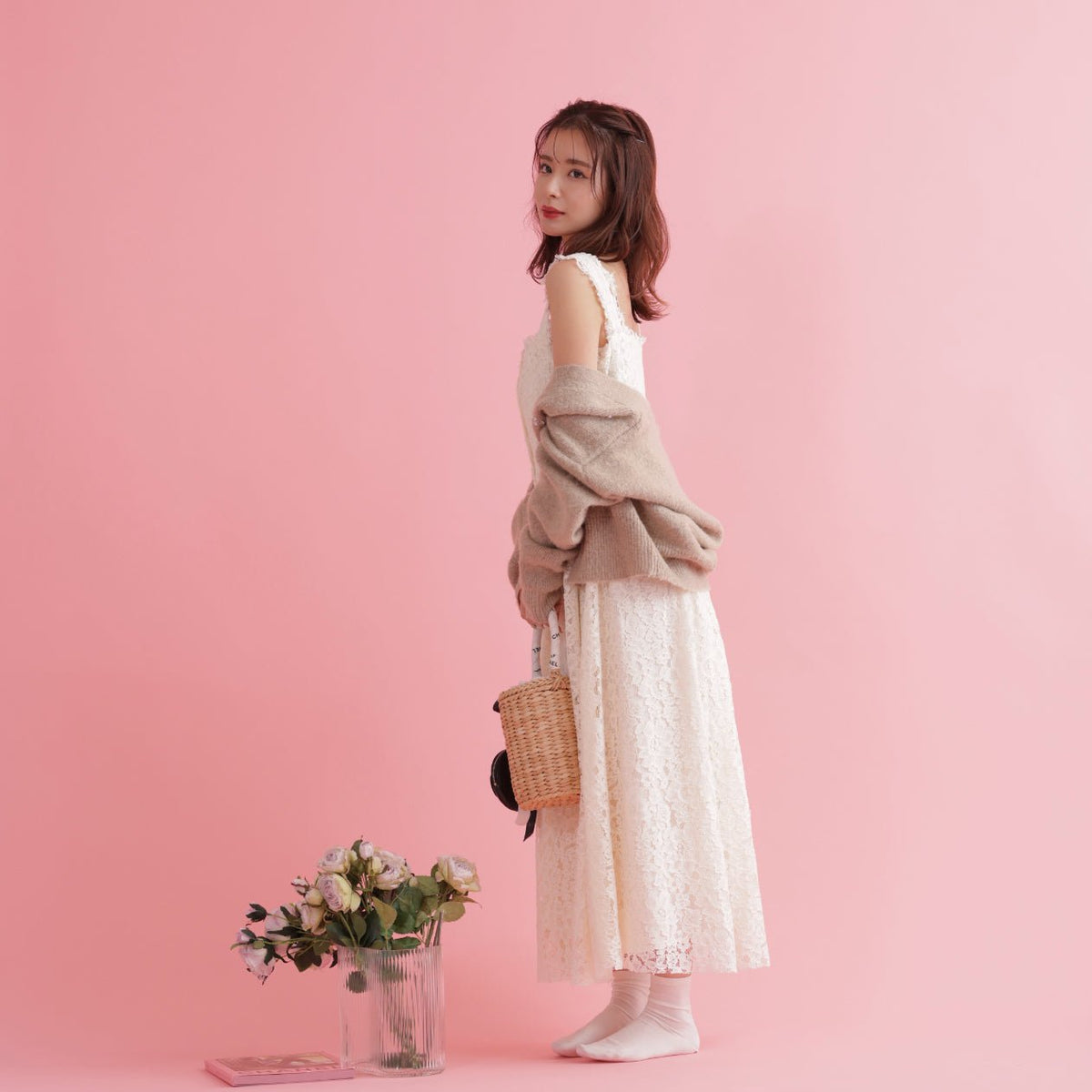 即日発送　Sophia frill set dress andmary ANDMARY】Sophia frill set dress