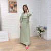 Linen Wrap Dress - MAISON MARBLE