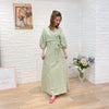 Linen Wrap Dress - MAISON MARBLE