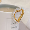 Pearl Heart Brooch - MAISON MARBLE