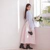 Pink Jacquard Skirt - MAISON MARBLE