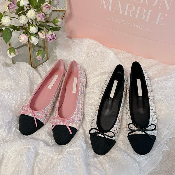 【PRE ORDER】Angel Tweed Ballerina - MAISON MARBLE