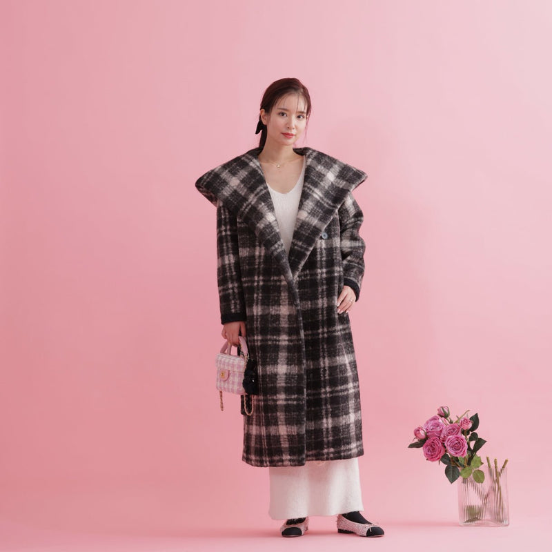 【PRE ORDER】Big Check Coat - MAISON MARBLE