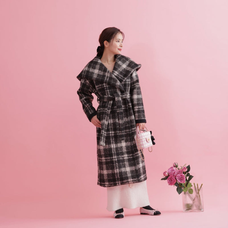 【PRE ORDER】Big Check Coat - MAISON MARBLE