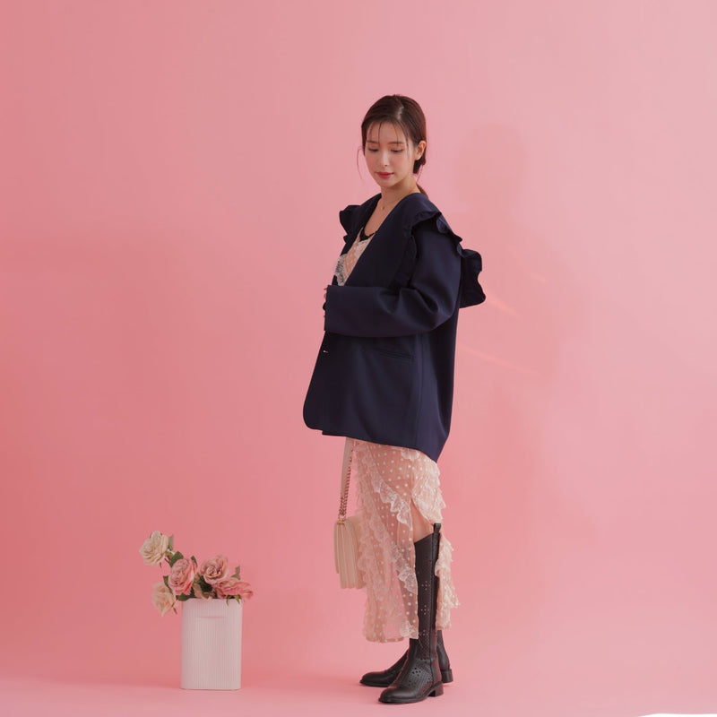 【PRE ORDER】Frill Big Jacket - MAISON MARBLE