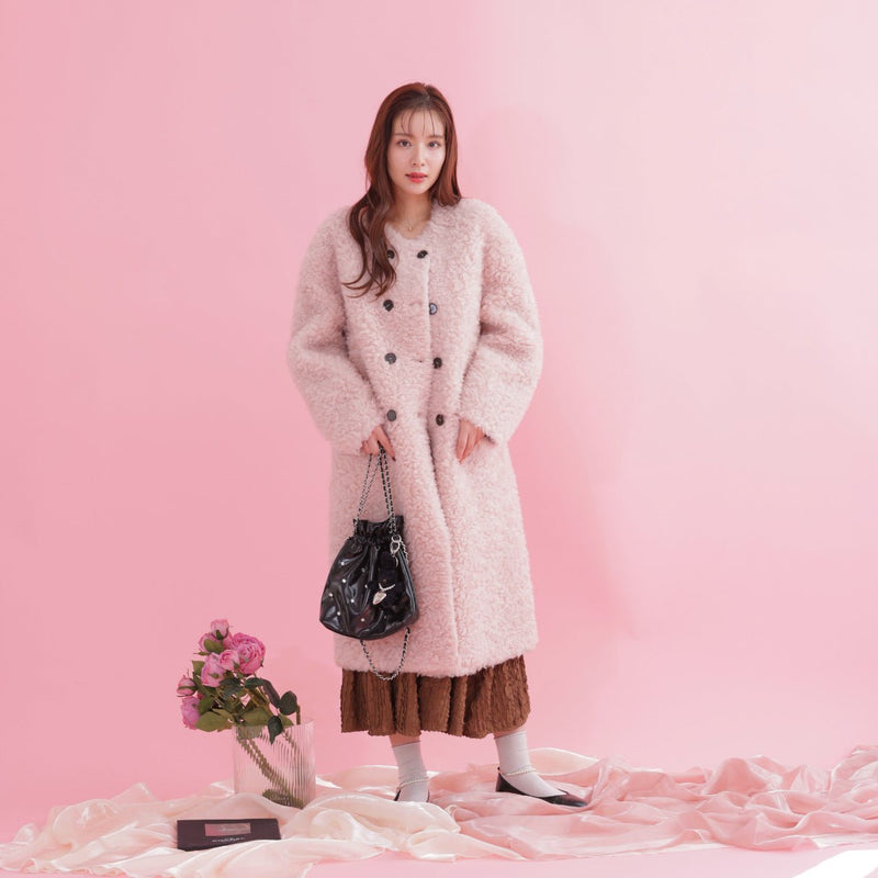 【PRE ORDER】Long Fur Coat - MAISON MARBLE