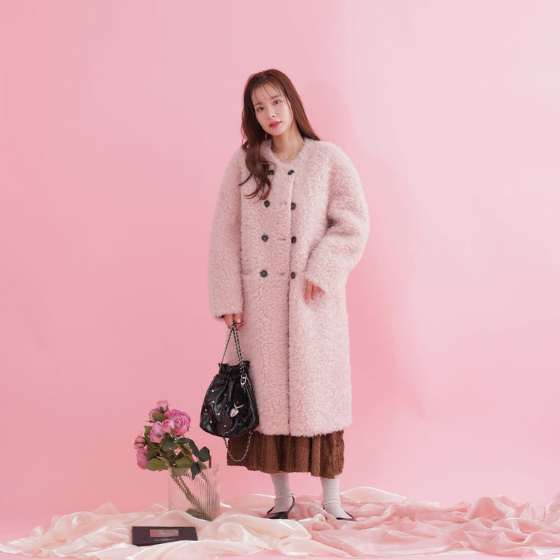 【PRE ORDER】Long Fur Coat - MAISON MARBLE