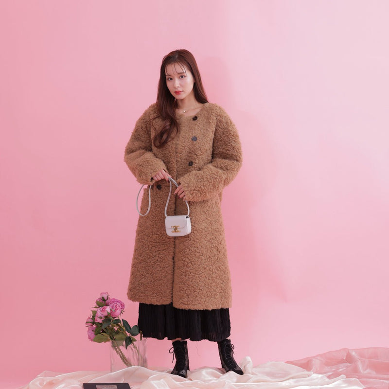 【PRE ORDER】Long Fur Coat - MAISON MARBLE