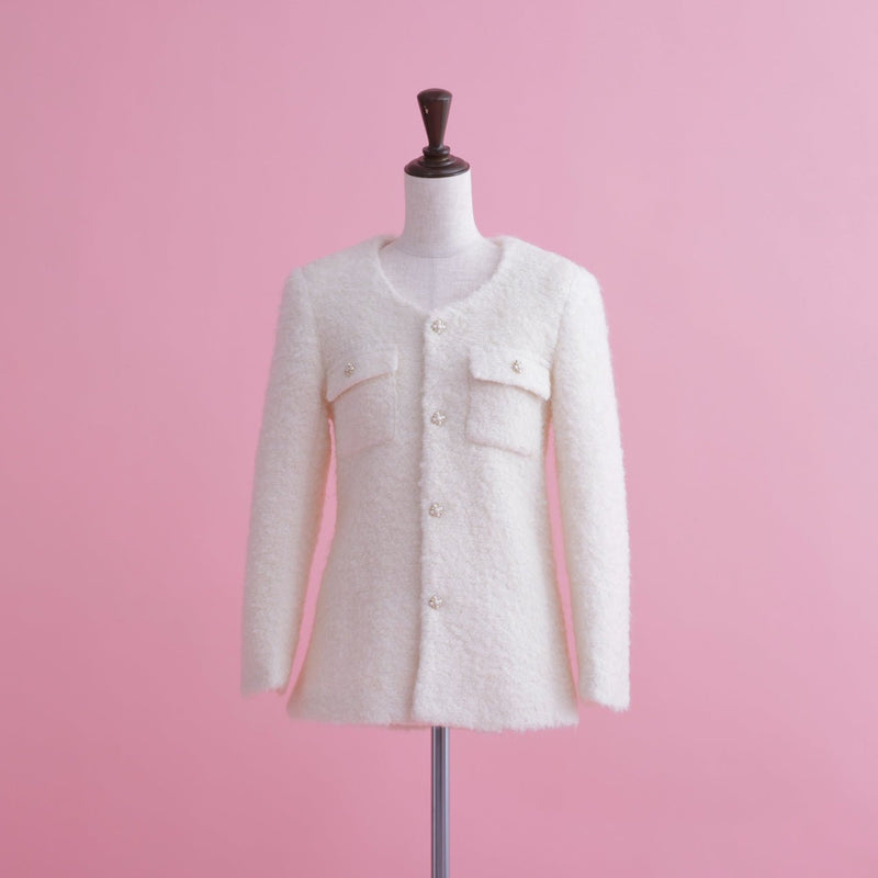 【PRE ORDER】White Bunny Jacket - MAISON MARBLE