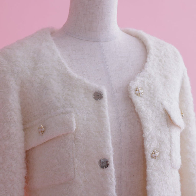 【PRE ORDER】White Bunny Jacket - MAISON MARBLE