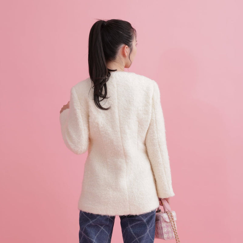 【PRE ORDER】White Bunny Jacket - MAISON MARBLE