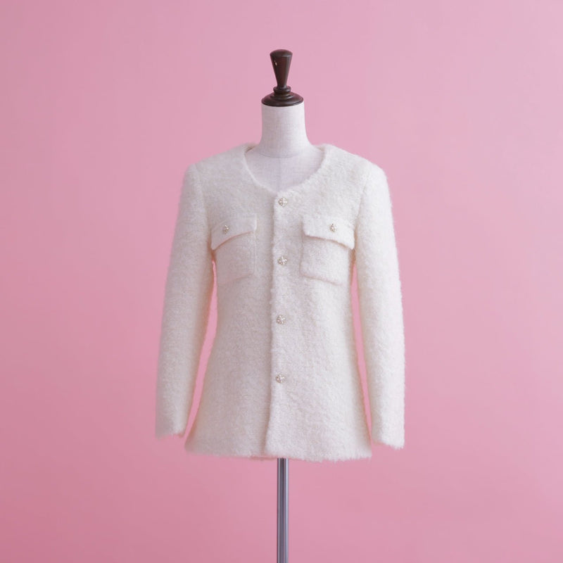 【PRE ORDER】White Bunny Jacket - MAISON MARBLE