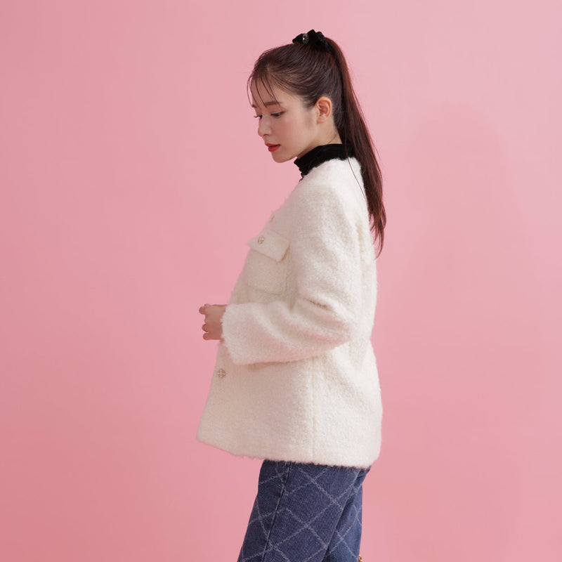 【PRE ORDER】White Bunny Jacket - MAISON MARBLE