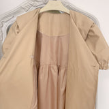 Puffy Trench Coat - MAISON MARBLE
