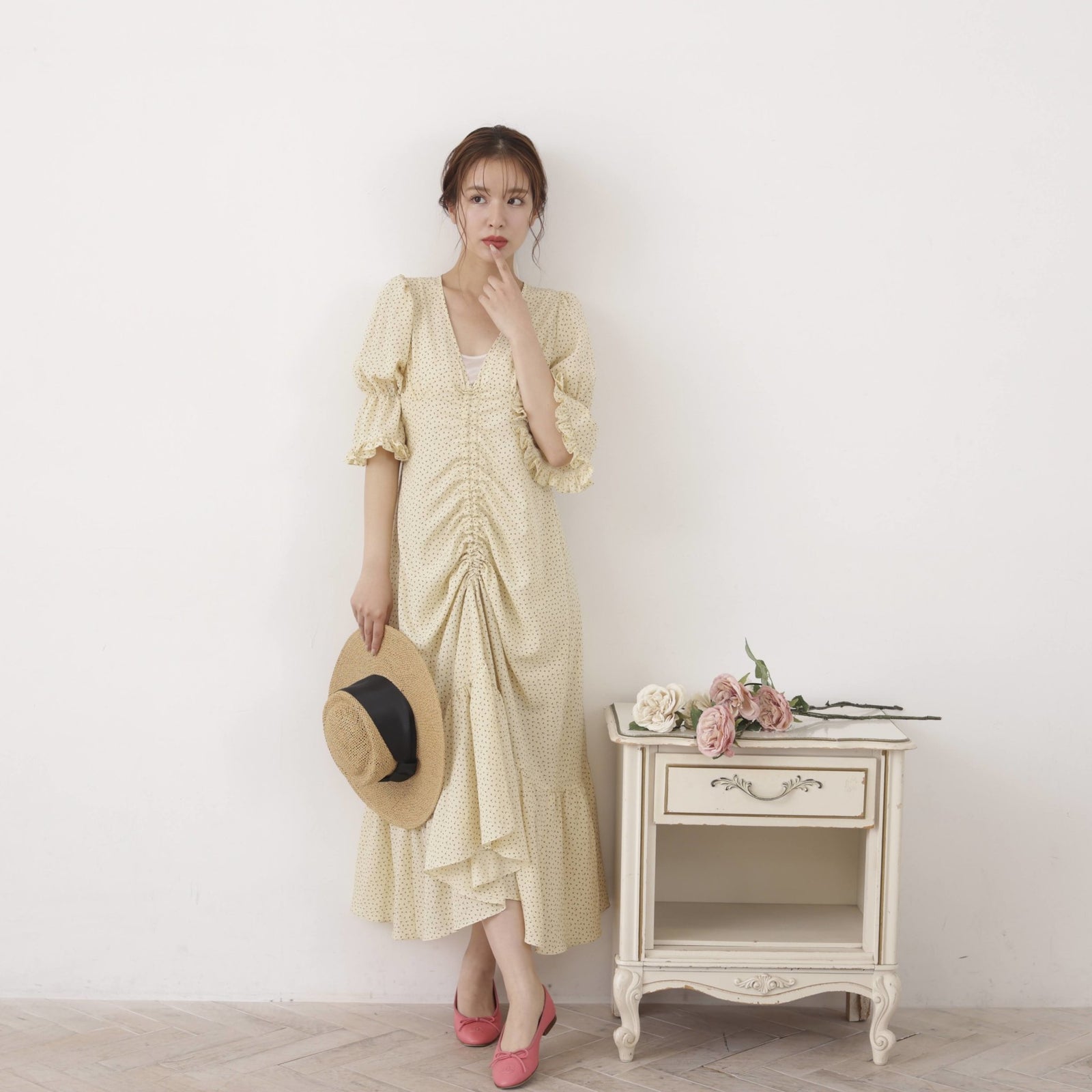 Rose Frill Dress – MAISON MARBLE
