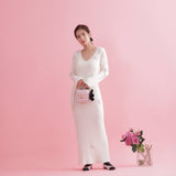 Rose Knit Dress - MAISON MARBLE
