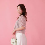 Rose Tulle Blouse - MAISON MARBLE