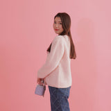 Shaggy Knit Jacket - MAISON MARBLE