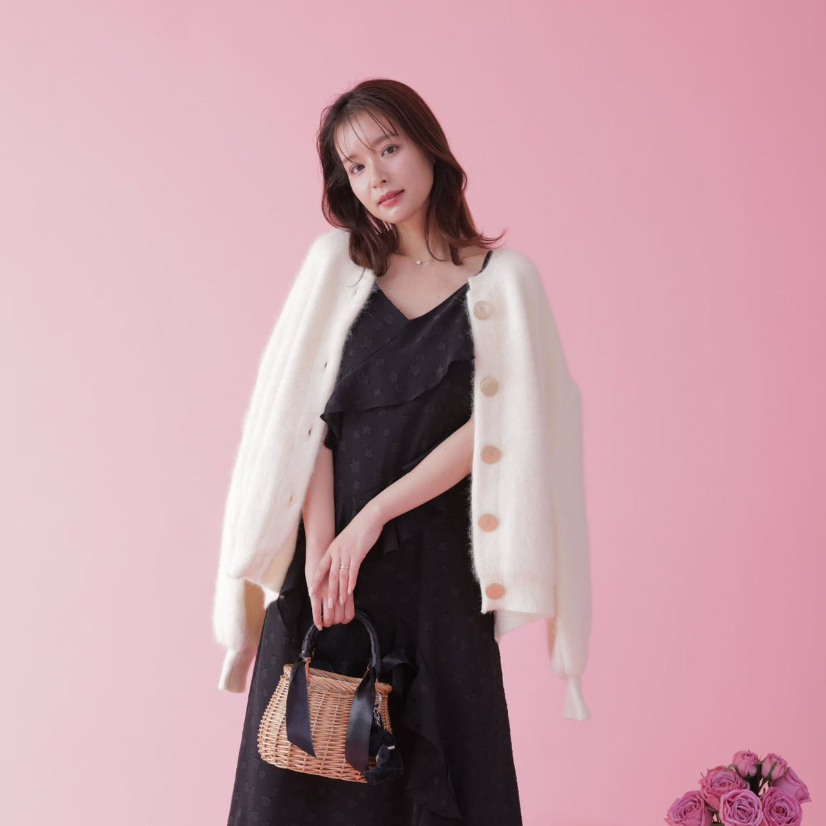 未使用タグ付きRiu  Flower&marble dress 未使用タグ付きRiu Flower&marble dress