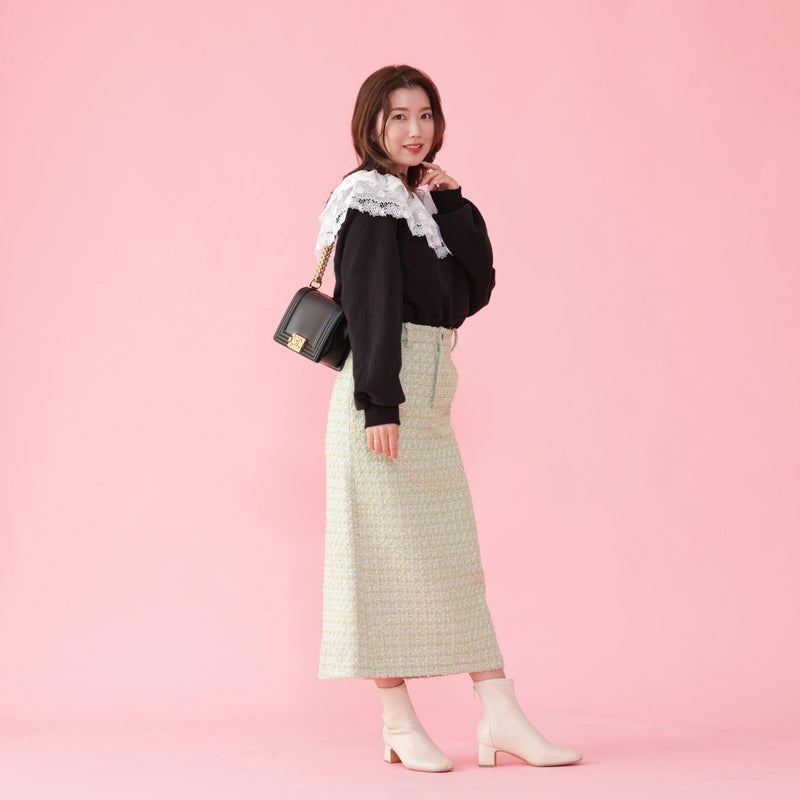 Tweedy Skirt - MAISON MARBLE