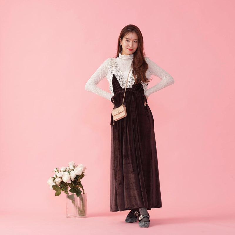 Velour Tank Dress - MAISON MARBLE