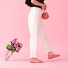 White Tweed Pants - MAISON MARBLE