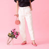 White Tweed Pants - MAISON MARBLE
